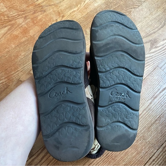 COACH Kally monogram Boots size 7 - Picture 4 of 9